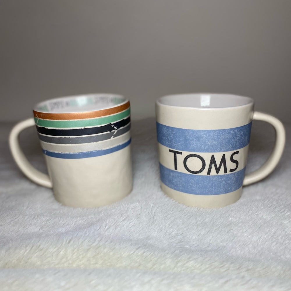 Toms x Target Mug Set (2) EUC